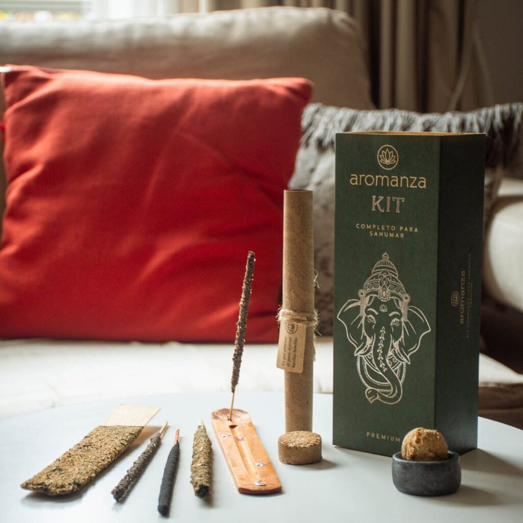 Box Kit Completo para Sahumar Aromanza