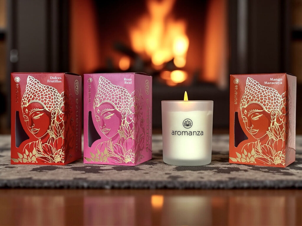 Vela aromática premium Aromanza
